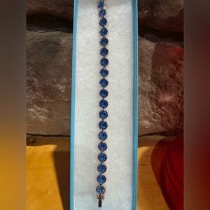 Touchstone Crystal by Swarovski Ice Bracelet |  Blue